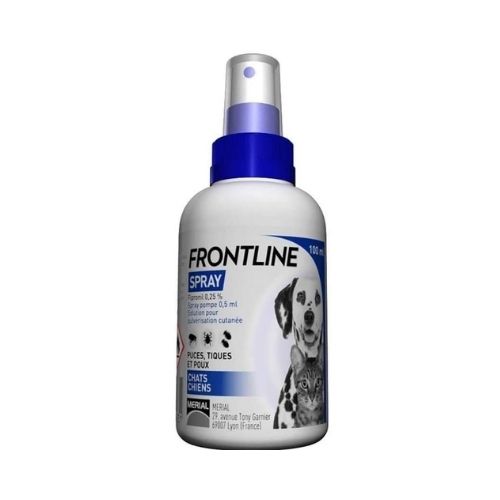Frontline Spray Flea Tick-Control for Cats Dogs(100ml)