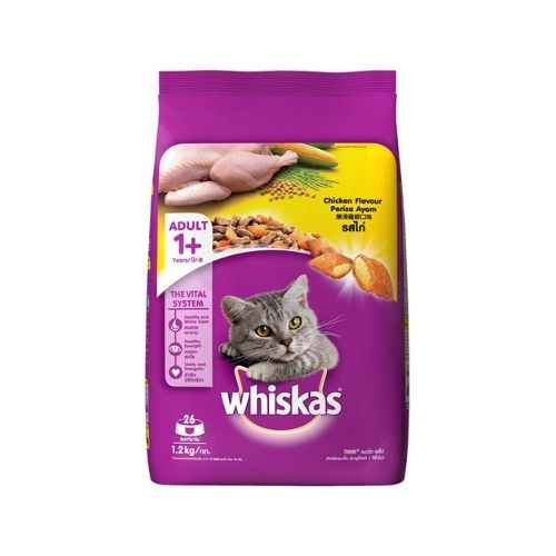 Whiskas Adult Cat Food Chicken 1.2kg
