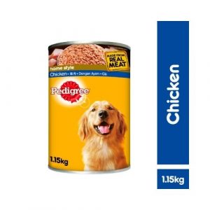 PEDIGREE Dog Food Adult Chicken 1.15kg Can Food Dog Wet Food