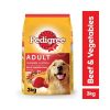 Pedigree Adult Dog Food Beef Vegetables 3kg