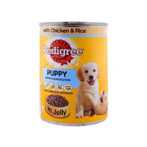 Pedigree Puppy With Chicken Rice In Jelly Dog Food 400g