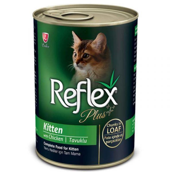 Reflex Plus Kitten Can Food with Chicken 400g