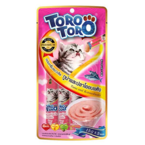 Toro Toro Likable Creamy Treat for Cat Tuna and Katsuobushi (15gx5pcs)