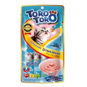Toro Toro Lickable Treat Tuna Plus Fiber (15gx5pcs)
