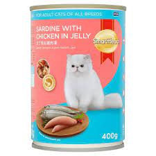 Smart Heart Adult Cat Wet Food Sardine With Chicken in Jelly 400gm