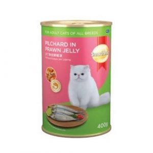 Smart Heart Cat Can with Plicherd in Prawn Jelly 400gm
