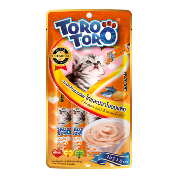 TORO TORO Cat Treats Chicken and Katsuobushi