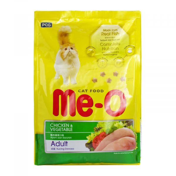 Me-O Adult Chicken & Vegetable Cat Food 7kg