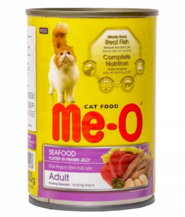 Me-O Canned Cat Food Seafood Platter (400gm)