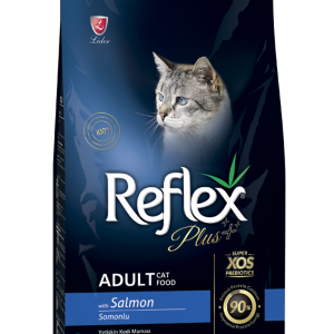 reflex plus adult cat food with salmon 1.5kg