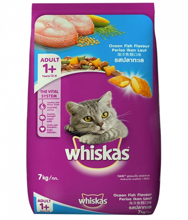 Whiskas Adult Cat Food Ocean Fish 7kg