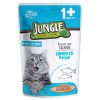Jungle Pouch Adult Cat Food Chunks with Salmon in Gravy 100g