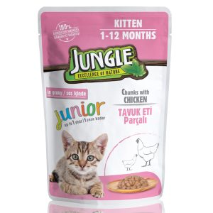 Jungle Premium Kitten Pouch with Chicken 100gm