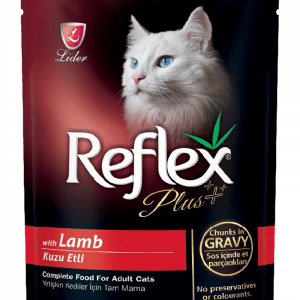 Reflex Plus Adult Cat Food with Lamb (Wet Food)100gm