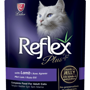 Reflex Plus Cat Food Pouch with Lamb in Jelly (Wet Food)100gm