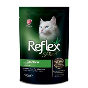 Reflex Plus Adult Cat Food with Chicken Wet Food 100gm