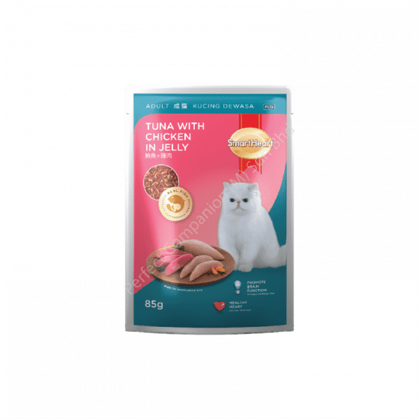 SmartHeart Cat Pouch Tuna with Chicken In Jelly