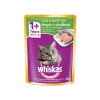 Whiskas Pouch Cat Food Tuna & amp White fish Flavour 80gm