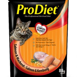 Prodiet Wet Cat Food Salmon & Mackrel 85gm