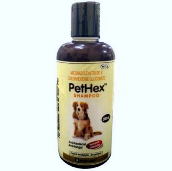 PetHex Medicated Shampoo Chlorhexidine for Cat And Dogs -200ml