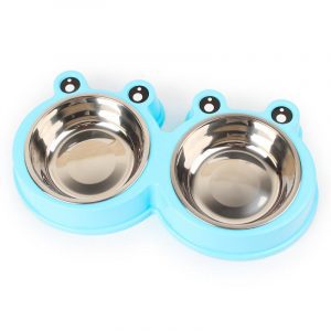 Double Food Bowls For Cat And Dog