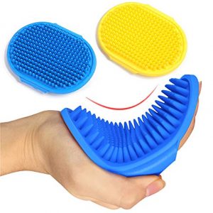 Pet Grooming Brush For Cat Dog Rubber Comb For Long & Short Hair