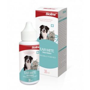 Bioline Ear Mite Treatment for Cats Dogs30ml