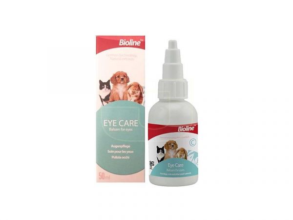 Bioline Eye Care Drops For Cats Dogs 50ml