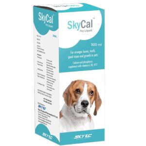 Skycal Pet Calcium Vitamin Syrup For better growth and strong bones