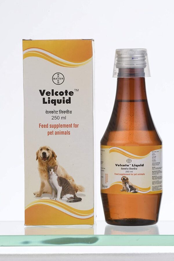 Velcote Liquid for Skin & Coat Supplement for Cats & Dogs