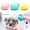 Pet Grooming Shampoo Dispenser Cat Bath Massage Shower Brush for Dogs Cats