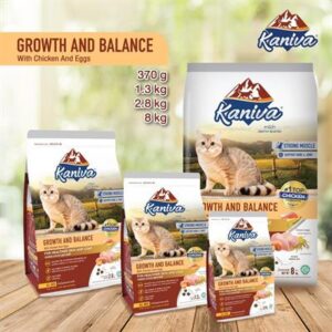 Kaniva Cat Food Growth & Balance Chicken Egg & Rice for Adult & Kitten