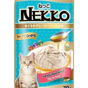 Nekko Pouch Cat Food Tuna In Gravy 70gm