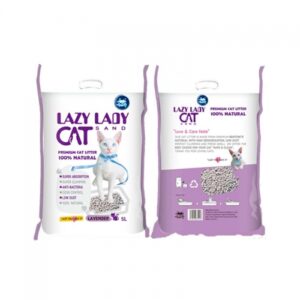 Lazy Lady Premium Bentonite Cat Litter Lavender