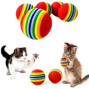 Rainbow Cat Playing Ball Toy
