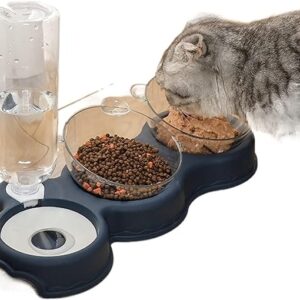 Pet Cat Bowl Automatic Drinking Food Bowl