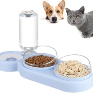 Cat Food Bowl Set