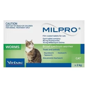Milpro Cat Deworming Tablet