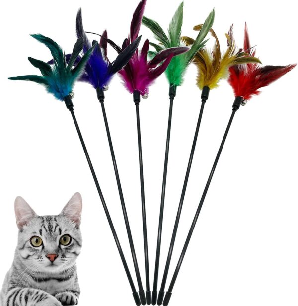 Feather Stick Cat Toy