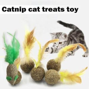 Feather Catnip Ball For Cat