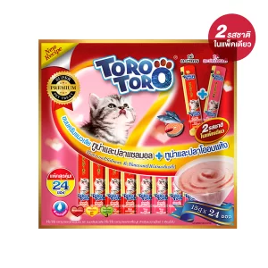 TORO TORO Cat Treats Tuna And Salmon & Tuna And Katsuobushi