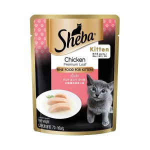 Sheba Cat Food Pouch Kitten Chicken Loaf