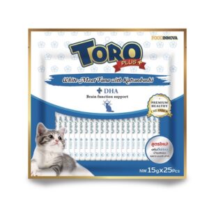 TORO PLUS CAT TREATS White Meat Tuna With Katsuobushi
