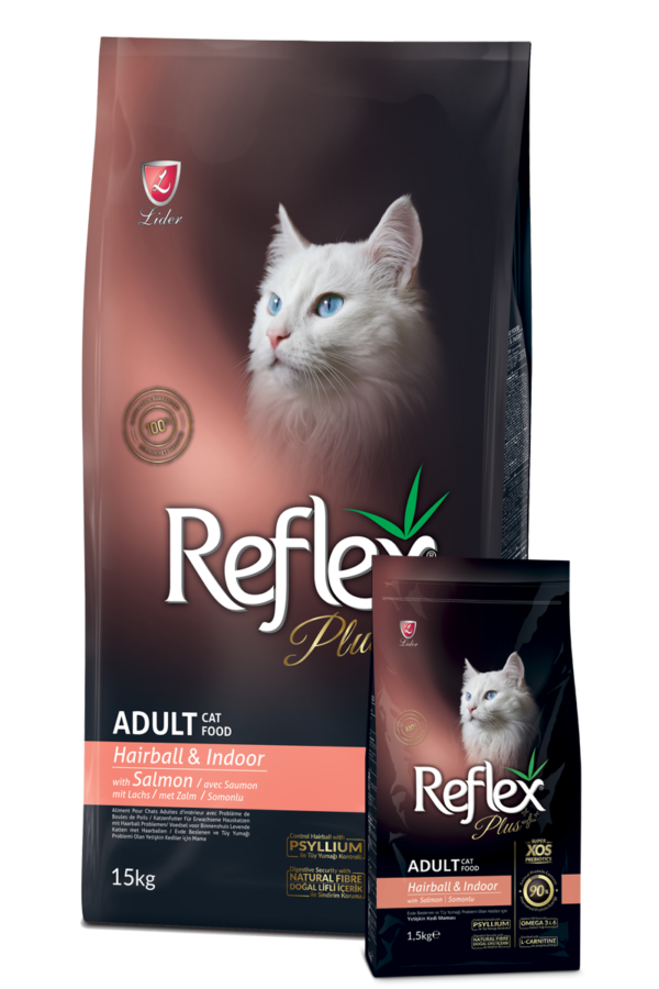 Reflex Plus Anti-Hairball Cat Food with Salmon