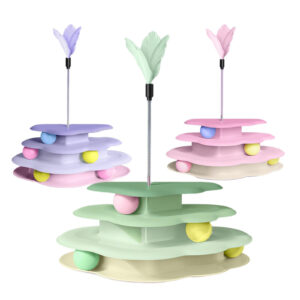 Four Layer Cloud Shape Cat Tower Toy