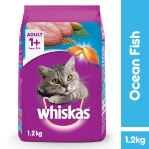 WHISKAS Ocean Fish Adult Cat Food 1.2KG