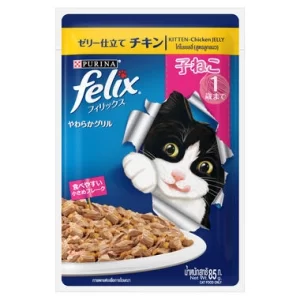 Felix Cat Food Kitten Chicken in Jelly
