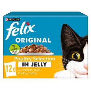 Purina Felix (UK) Original Adult Pouch Poultry Selection in Jelly