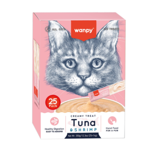 Wanpy Creamy Treat Tuna And Shrimp 25pc