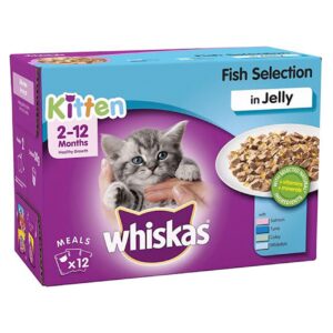 Whiskas (UK) Kitten Pouch Fish Selection in Jelly